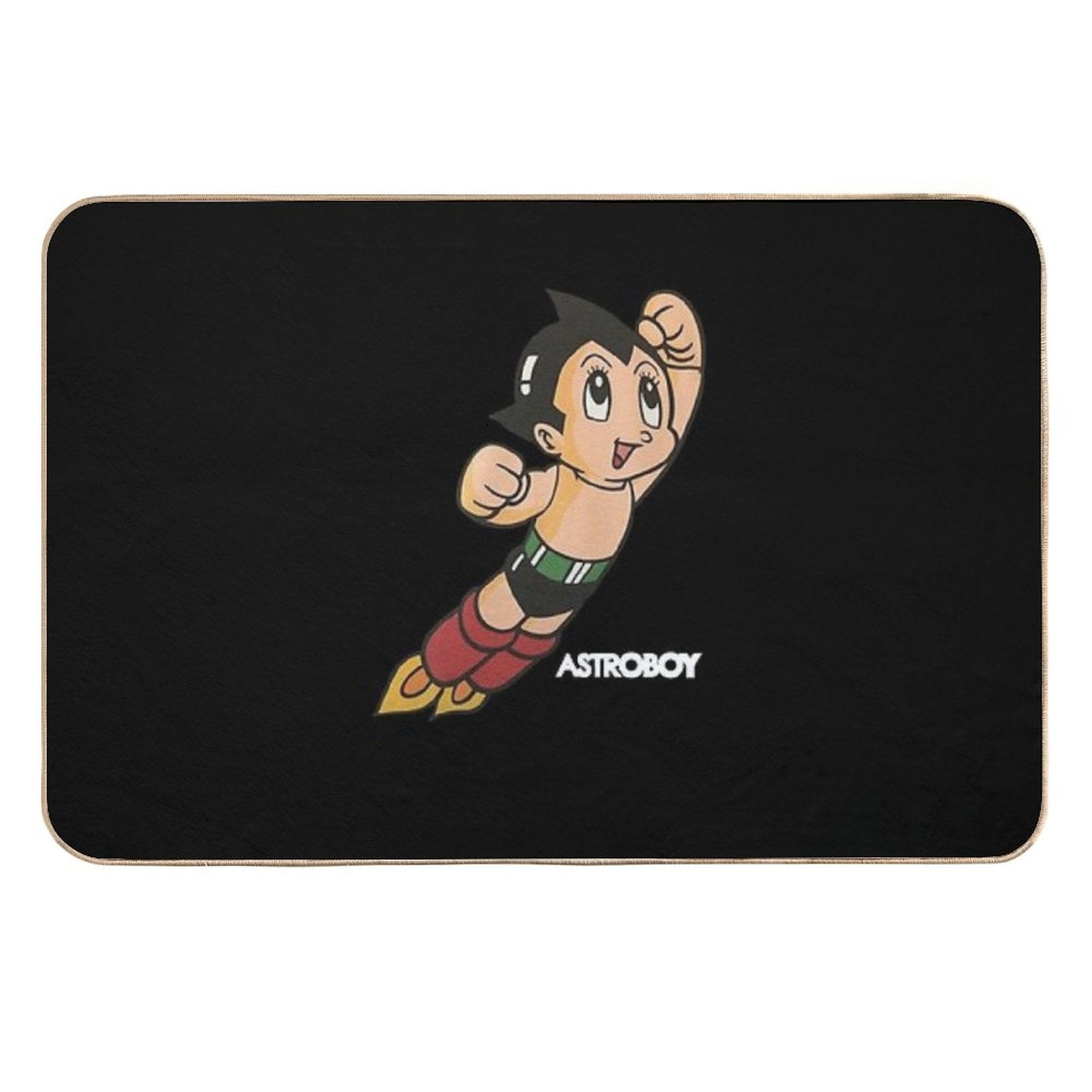 Vintage Astroboy Anime Robot Show Astro Boy Space Art Childhood Cartoon Manga  Stain-Proof Bath Mat