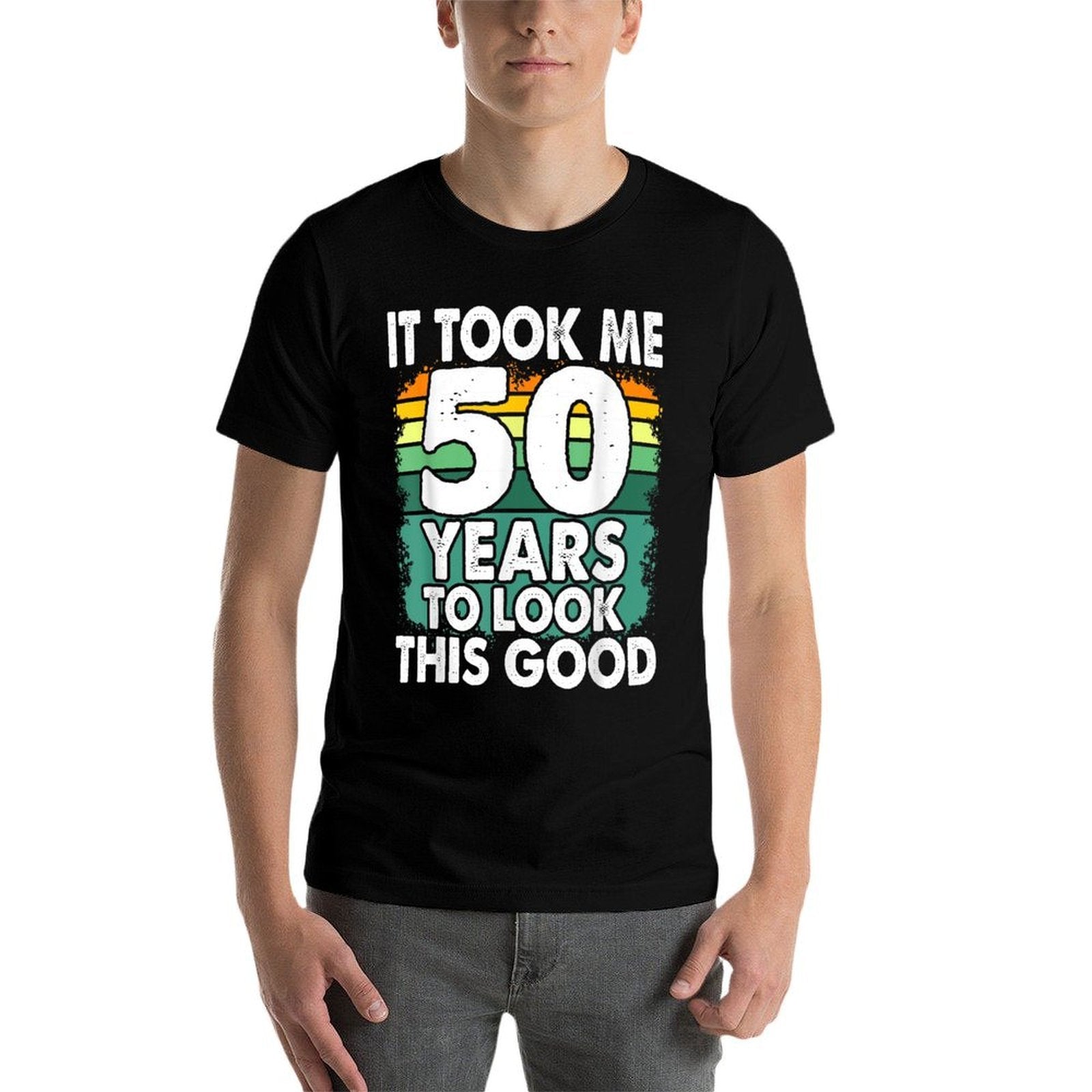 It Took Me 50 Years to Look This Good 50th Birthday  Trendy Pattern T-Shirt