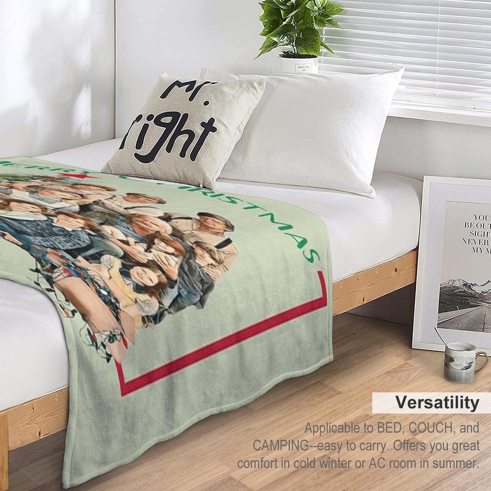 The Walton Family Christmas Easy Care Throw Blanket
