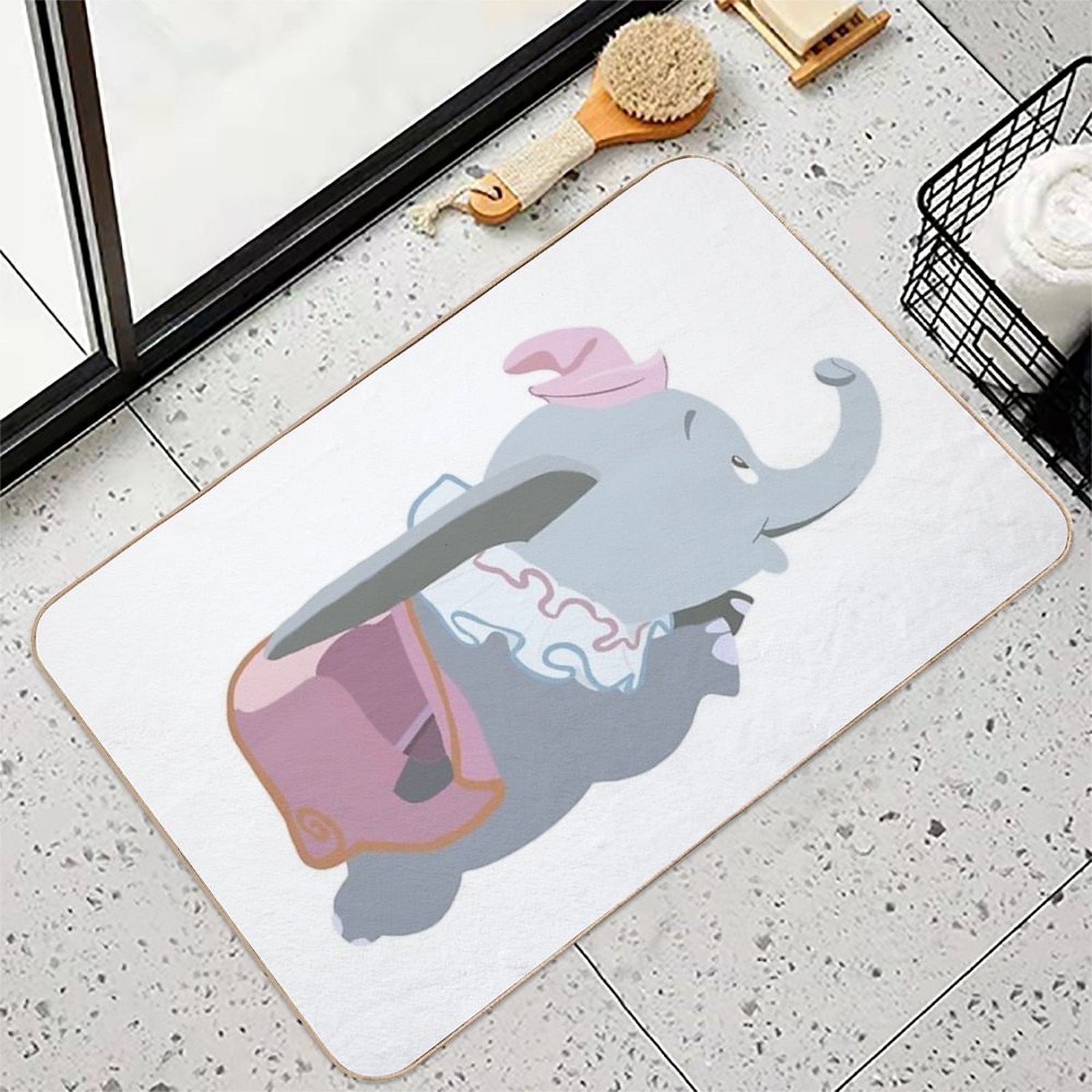 He Can Fly!  Eco-Friendly Bath Mat