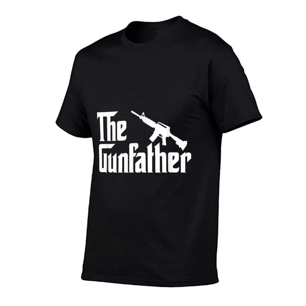 The Gun Father Funny Gun Owners For Dad  Summer-ready Fabric T-Shirt