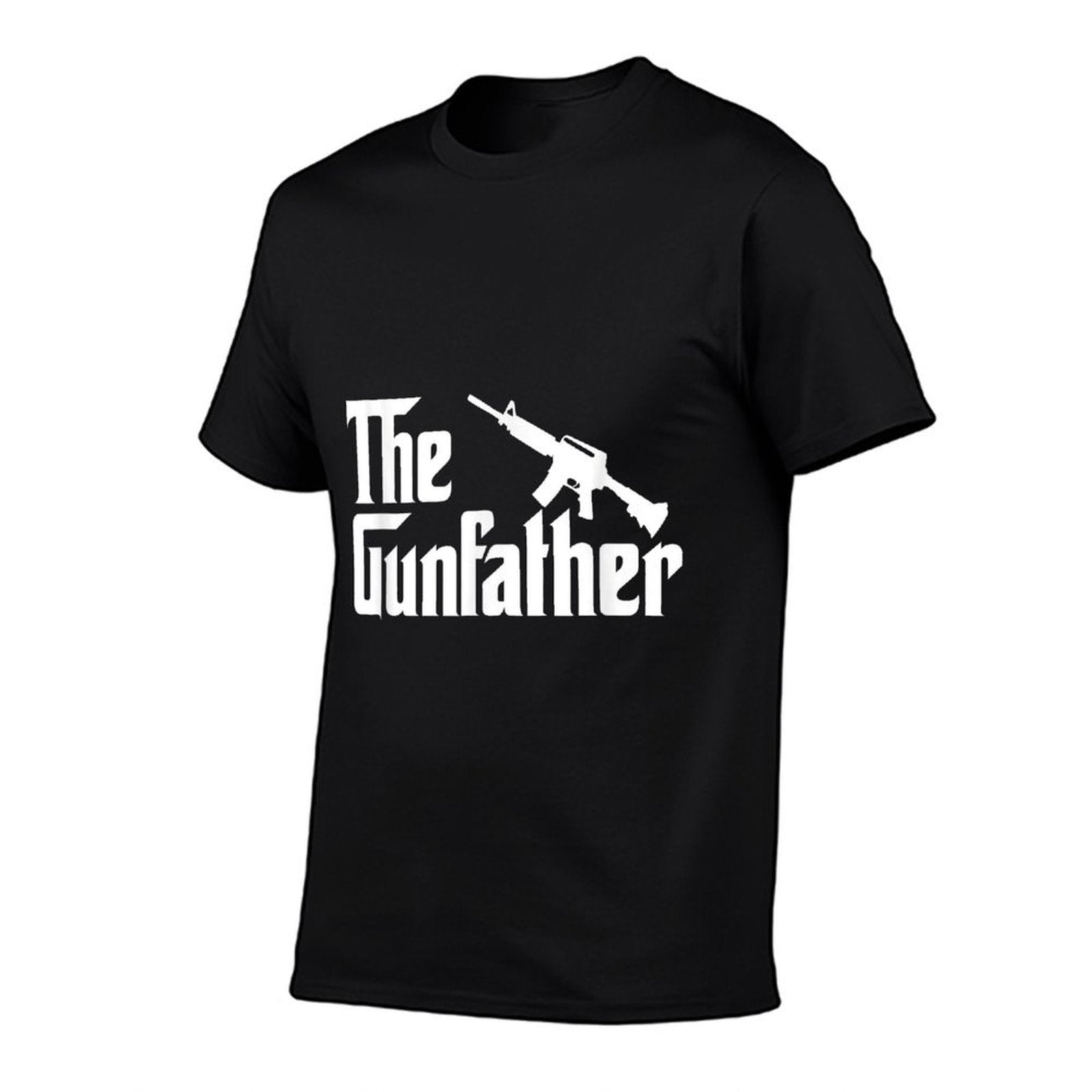 The Gun Father Funny Gun Owners For Dad  Summer-ready Fabric T-Shirt