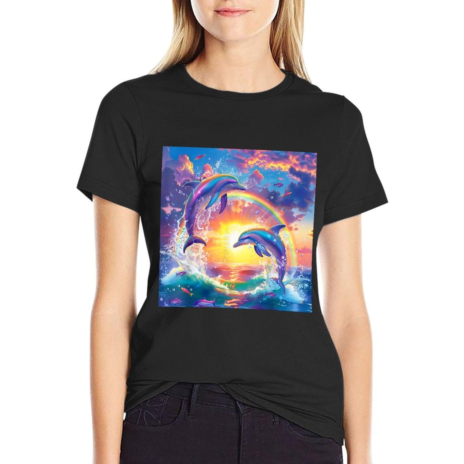 I Just Wanna Be Part of Your Symphony, Symphony Dolphin Meme  Vintage-inspired T-Shirt