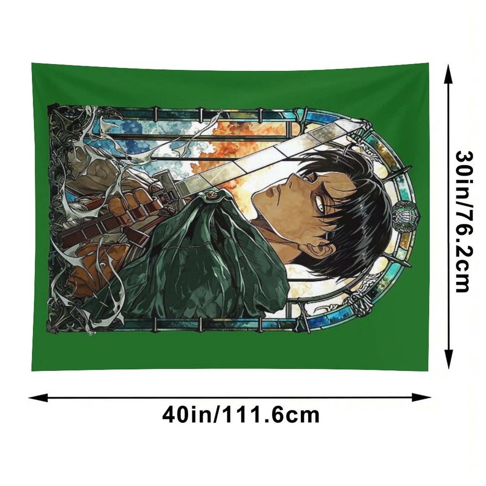 Scout Squad Leader Stained Glass Tapestry