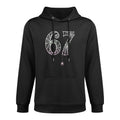 Womens Six Seven 6 7 Meme Spooky Spider Halloween Versatile Streetwear Hoodie