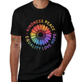 Sunflower Rainbow LGBTQ+ Gay Pride Month LGBT Ally  Easy-care T-Shirt