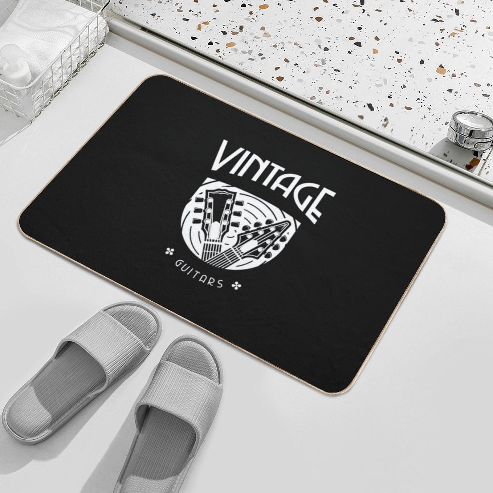Vintage Guitars  Anti-Trip Bath Mat