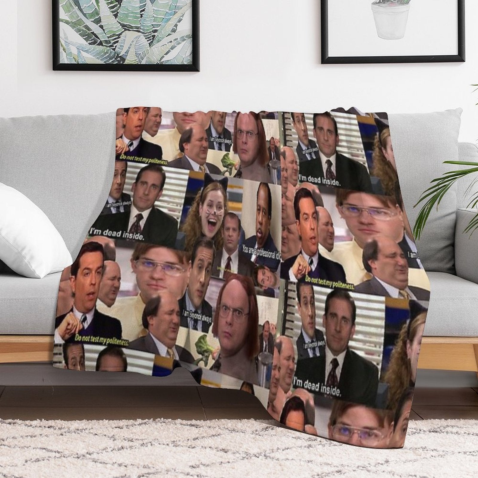 The Office COLLECTION! Easy Care Throw Blanket