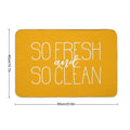 So Fresh And So Clean Yellow  Odorless Bath Mat