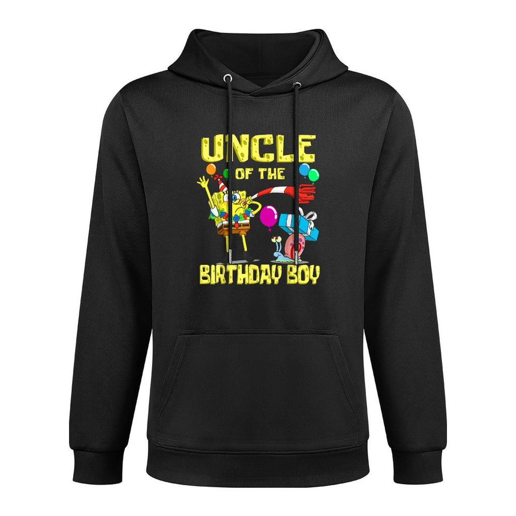 Mademark X SpongeBob SquarePants - SpongeBob Uncle of The Birthday Boy Theme Party All-Day Comfort Hoodie