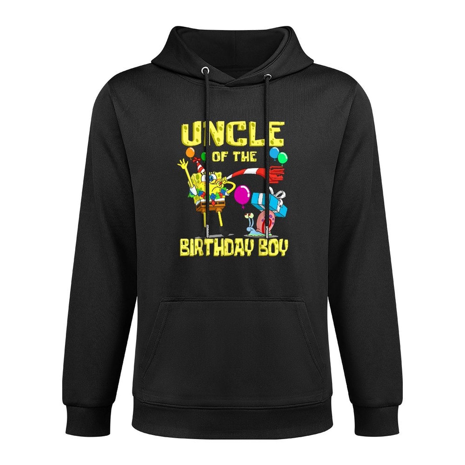 Mademark X SpongeBob SquarePants - SpongeBob Uncle of The Birthday Boy Theme Party All-Day Comfort Hoodie