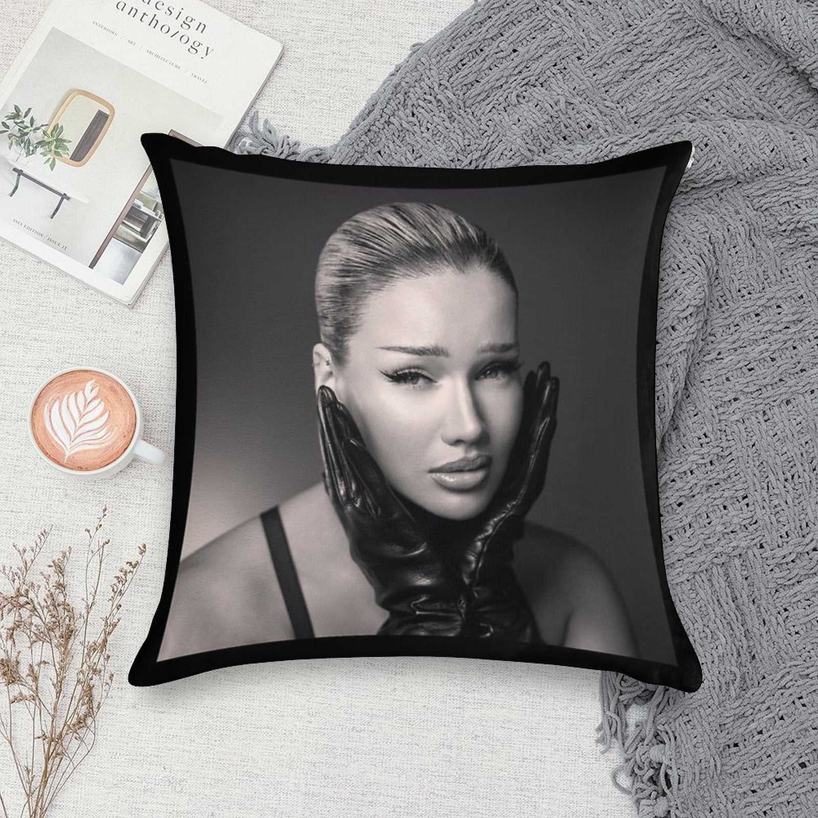 Shirin David - BBR Soft Fade-Resistant Throw Pillow