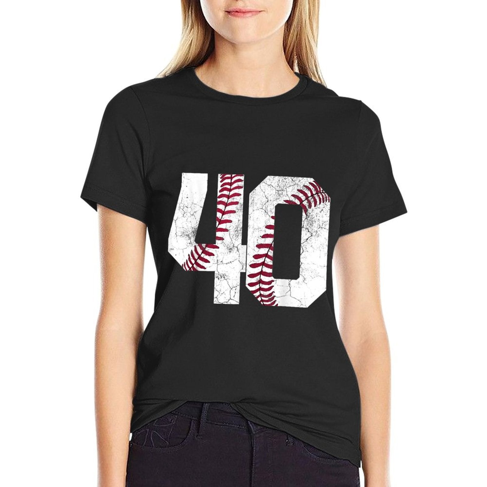 40th Birthday T 1985 Baseball 40 Years Old  High-quality Stitching T-Shirt