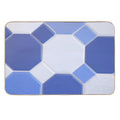Symphonic Blues  Fade-Resistant Bath Mat