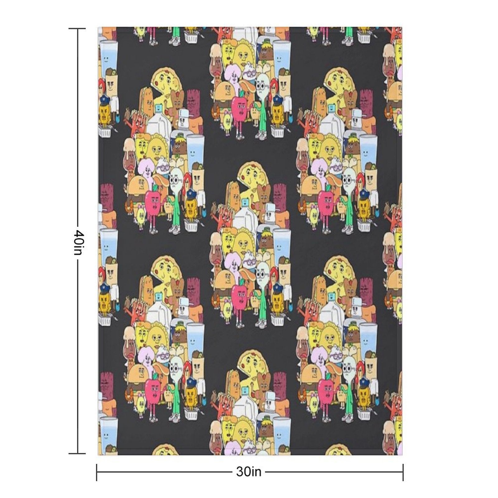 The Apple And Onion Gang Wrinkle-free Throw Blanket