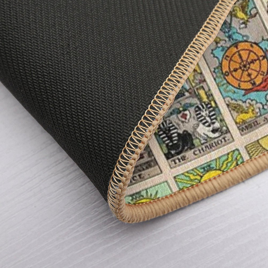 Tarot Cards  Fade-Resistant Bath Mat