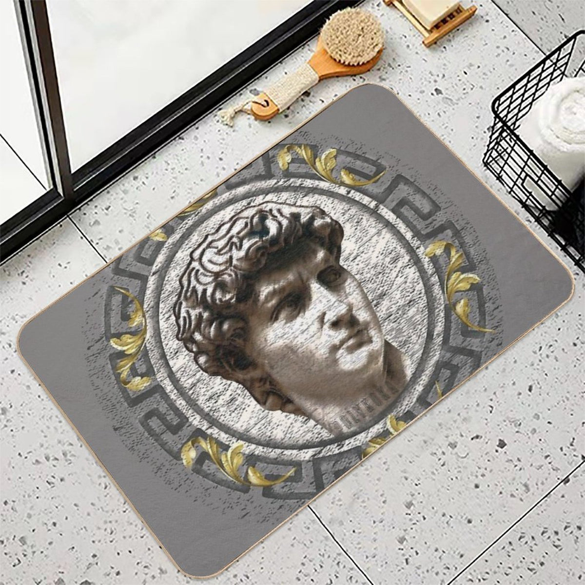 THE DAVID FACE Durable Bath Mat