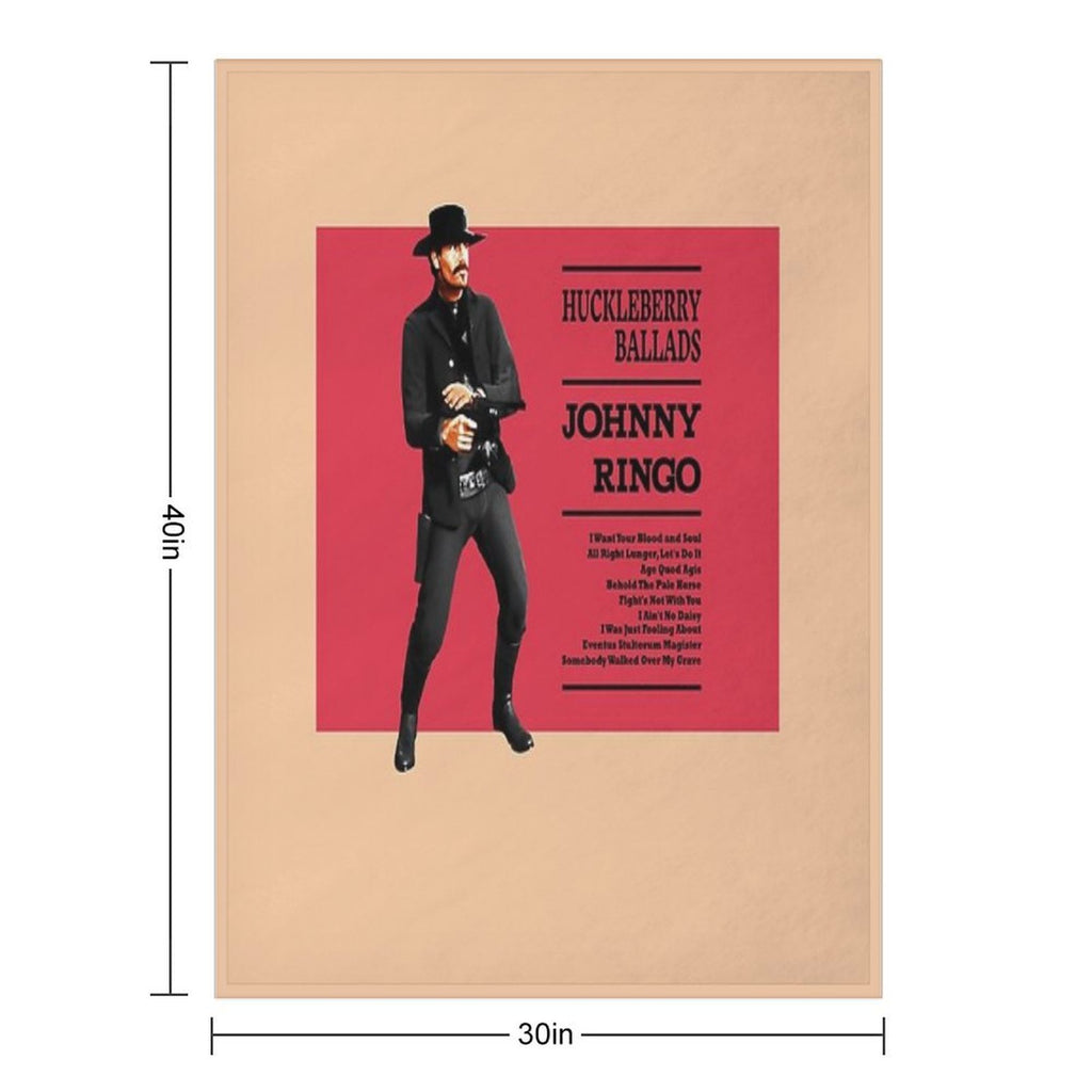Johnny Ringo Huckleberry Ballads Anti-pilling Throw Blanket