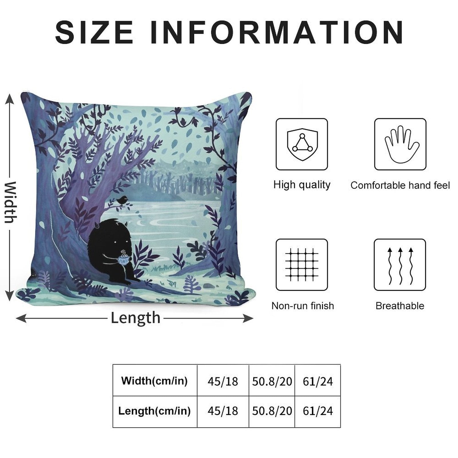 A Quiet Spot of Tea Soft Anti-Pilling Throw Pillow