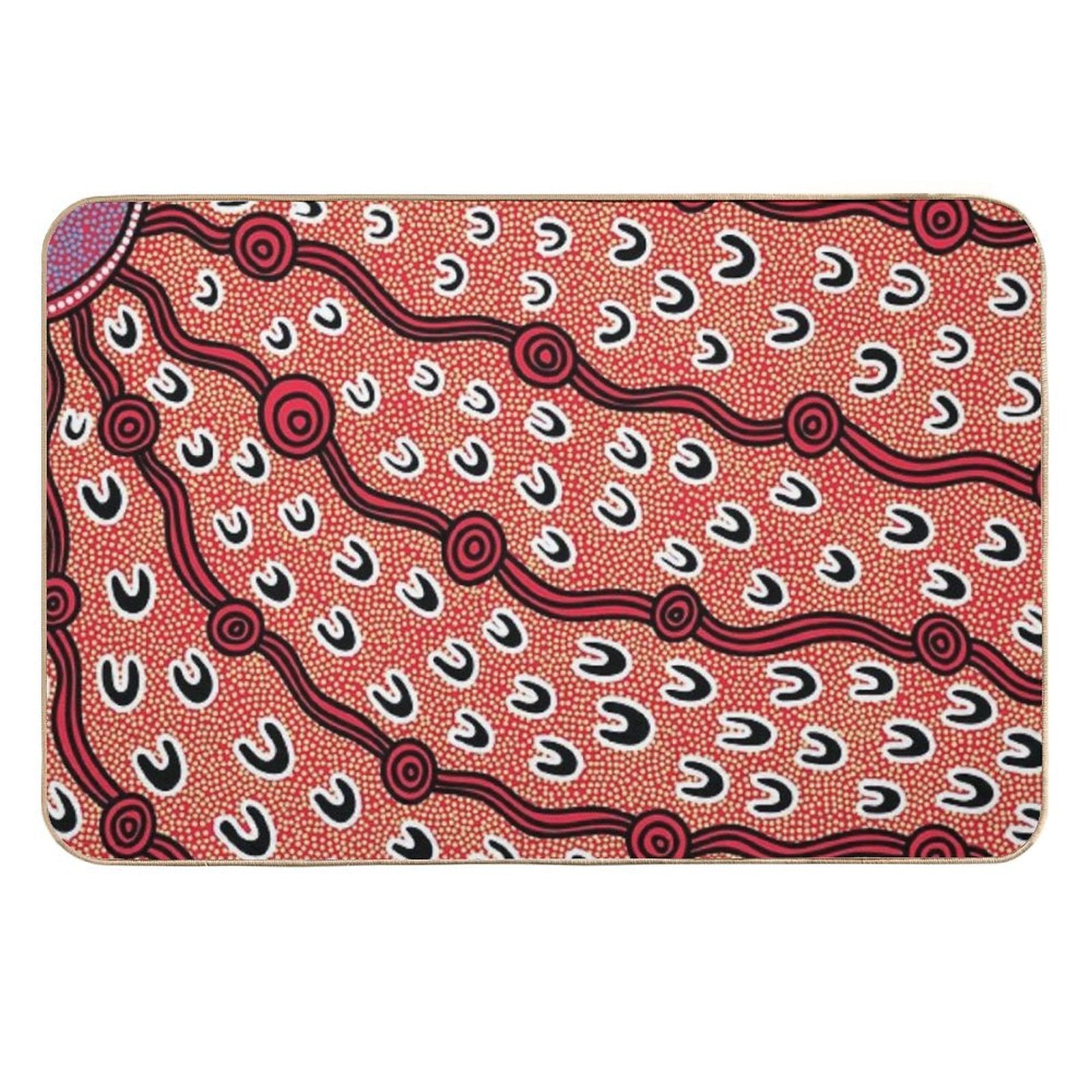 Authentic Aboriginal Art -  Multi-Purpose Bath Mat