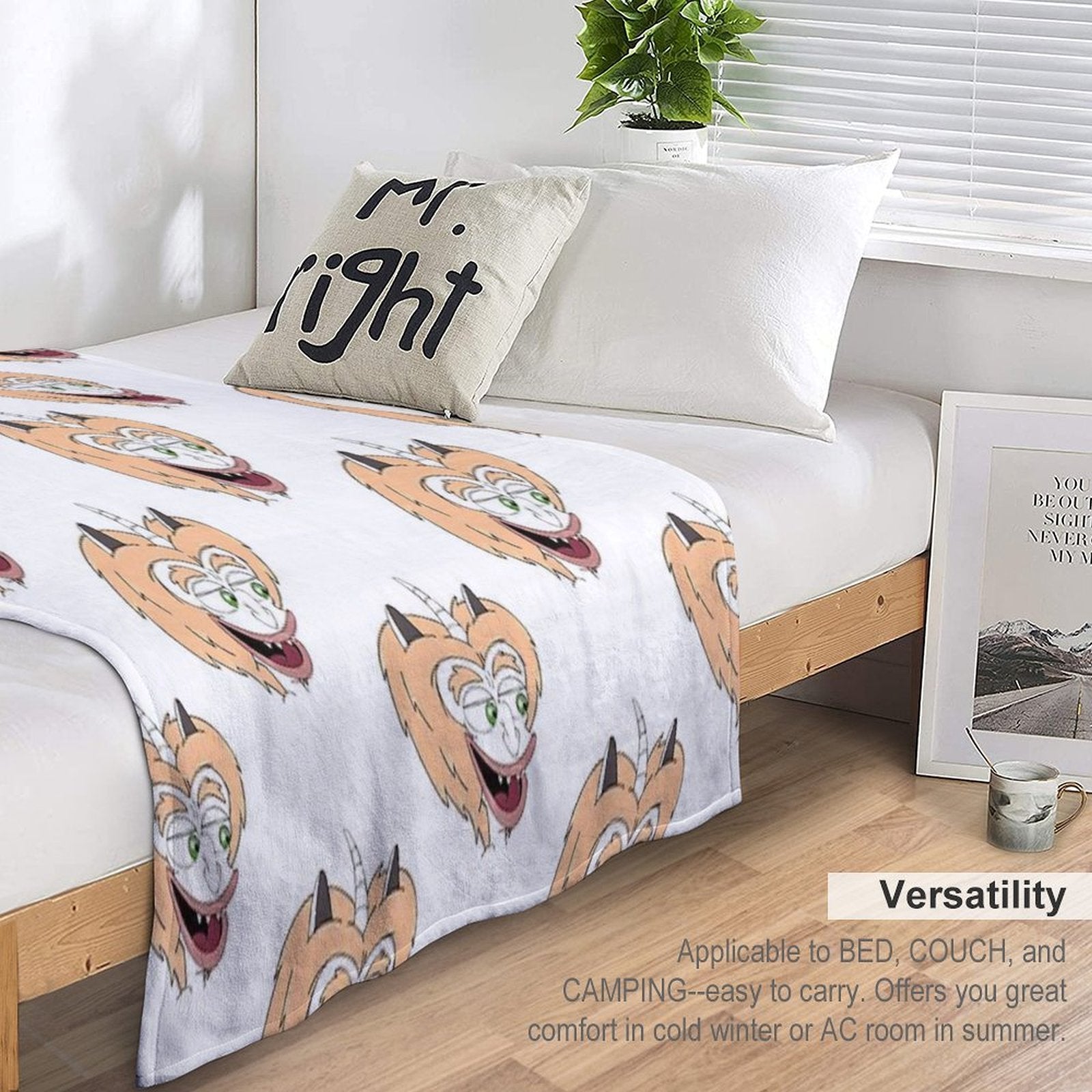 Maurice Hormone Monster - Big Mouth Multi-functional Throw Blanket