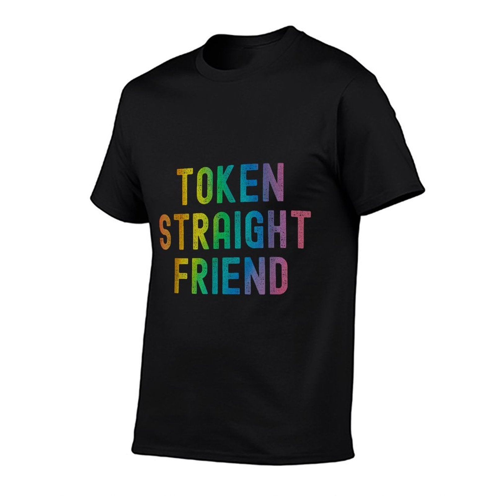 Token Straight Friend Funny Slang Queer Ally Gay Pride Stuff  Breathable T-Shirt