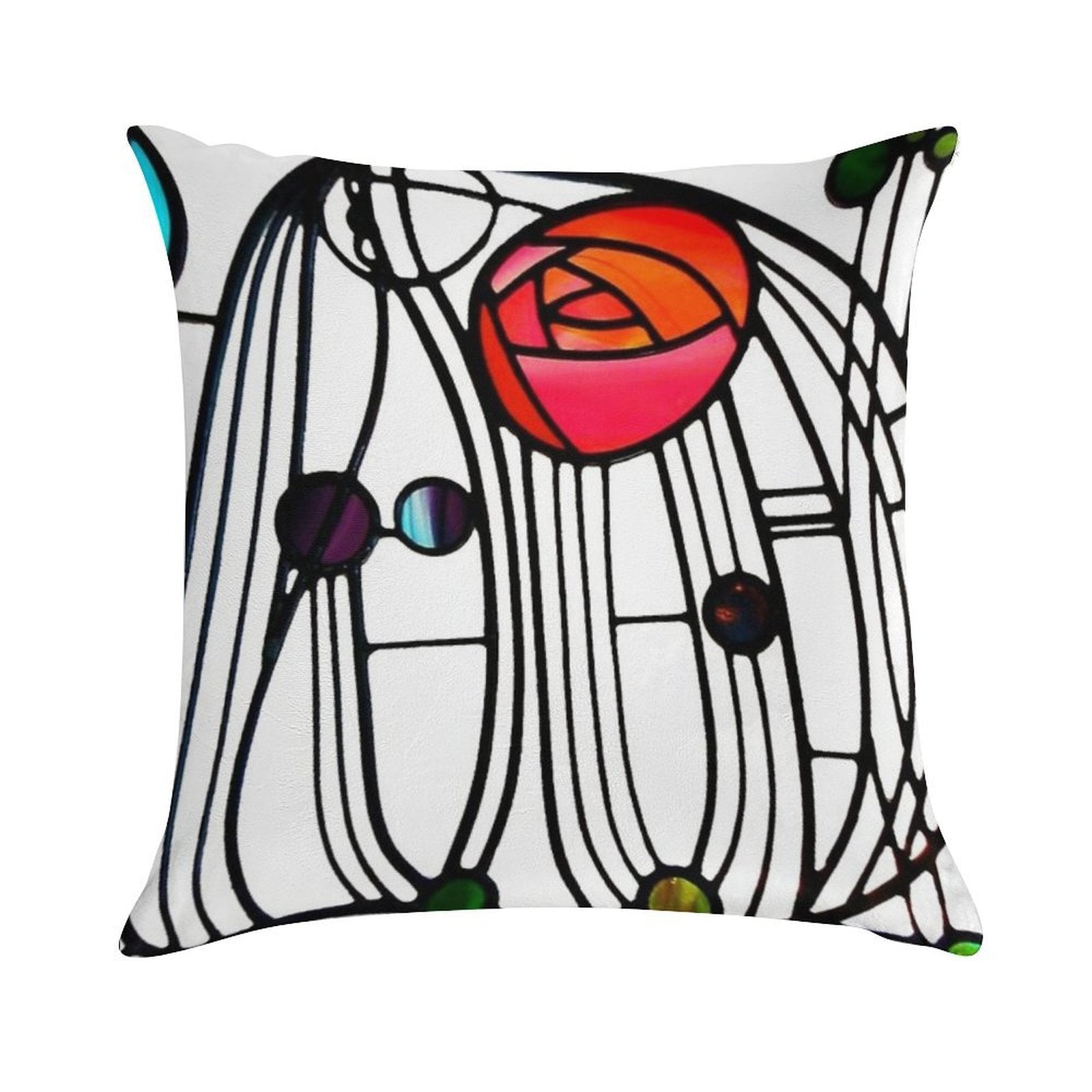Charles Rennie Mackintosh - Window,No, 01. Soft Washable Throw Pillow