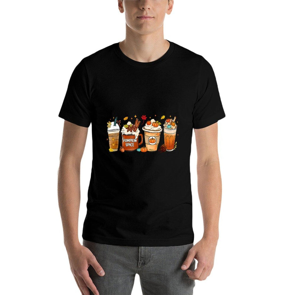 Pumpkin Spice Latte, Fall Coffee, Pumpkin Spice,Thanksgiving  Summer-ready Fabric T-Shirt