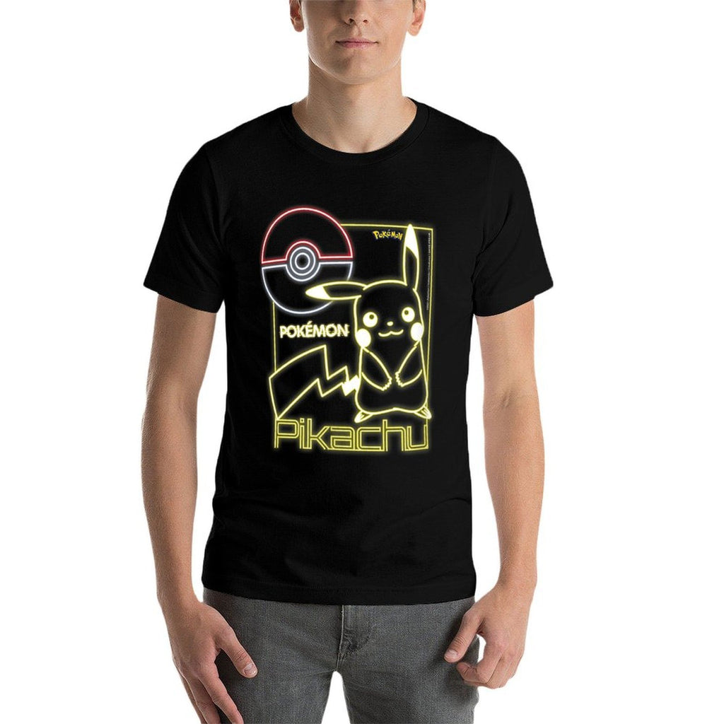 Pokémon - Neon Pikachu  Easy-care T-Shirt