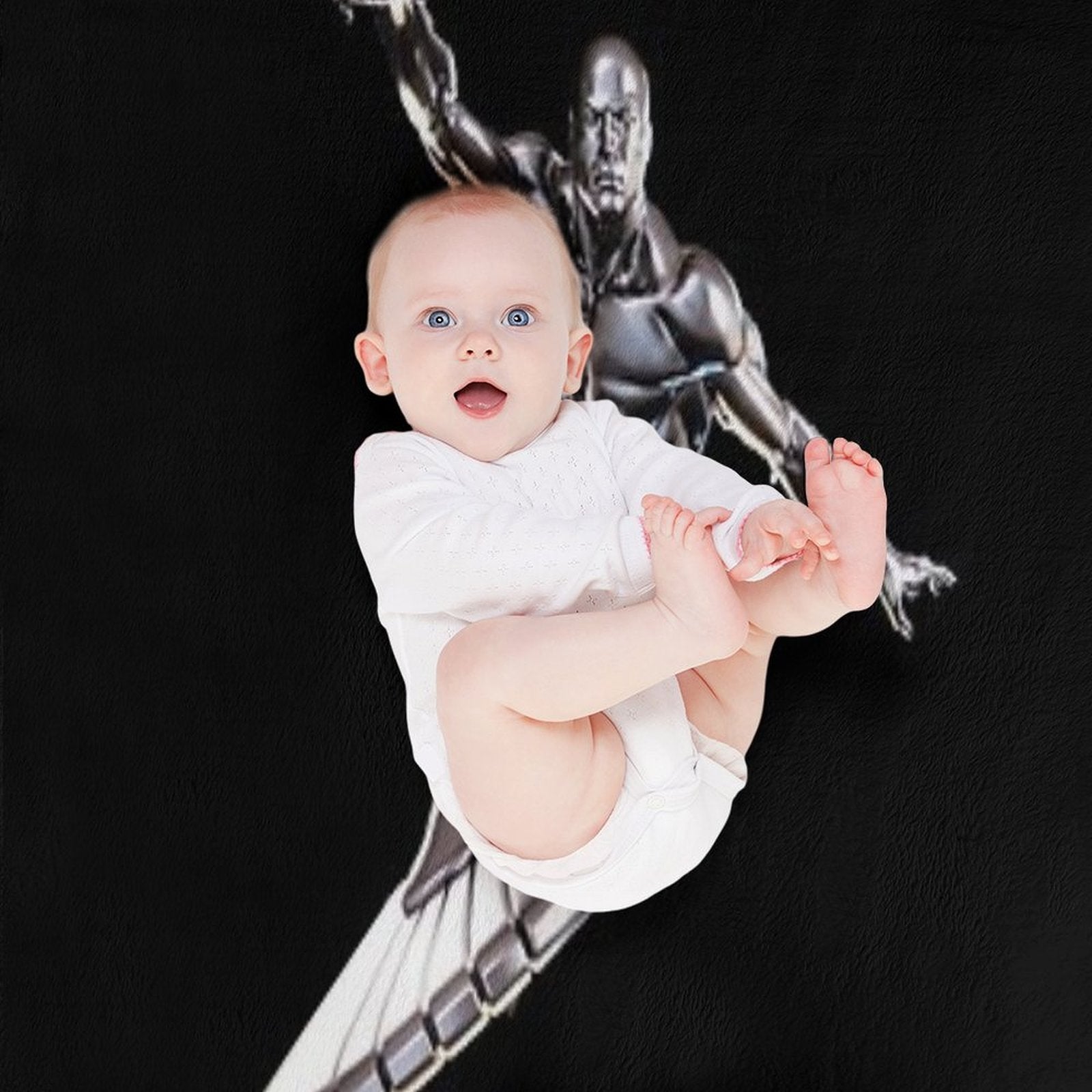 Silver Surfer - Herald of Galactus Compact Throw Blanket