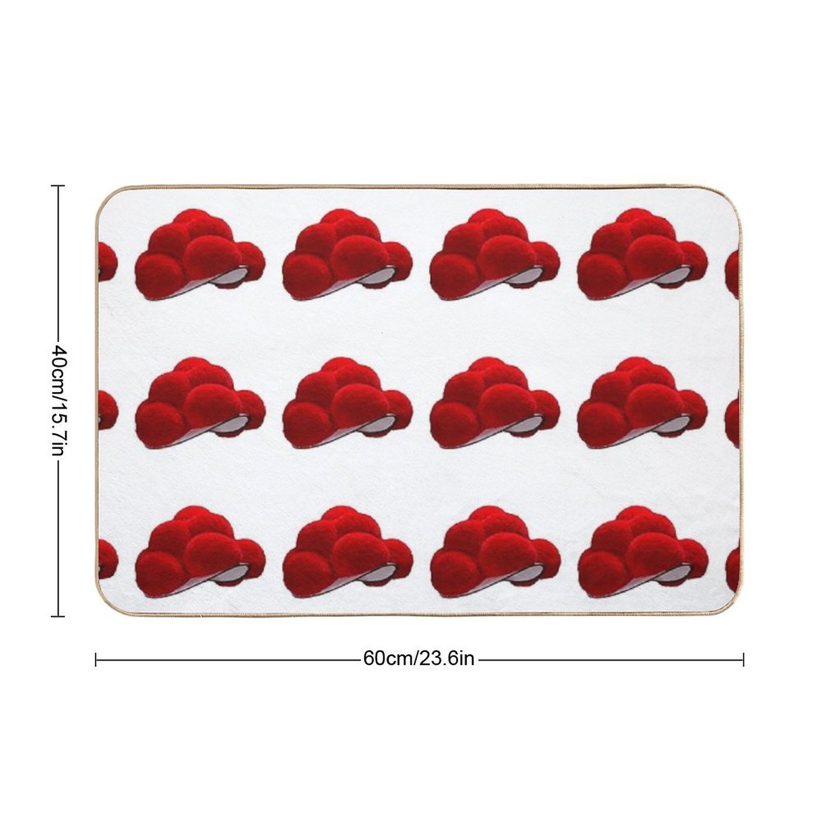 Black Forest Hat - Bollenhut 1.3 Durable Bath Mat