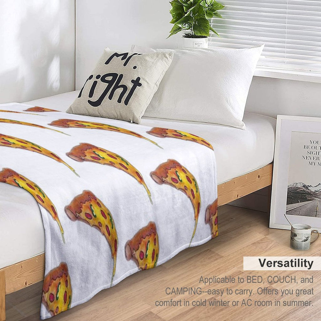 Pizza Slice Lightweight Throw Blanket