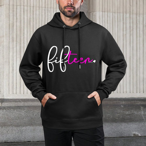 15th Birthday Gifts Fornage Girls Fifteen T Pink Casual Wear Hoodie