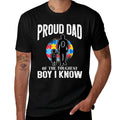 Autism Awareness for Proud Dad Support Autistic Kids  Quick-drying T-Shirt