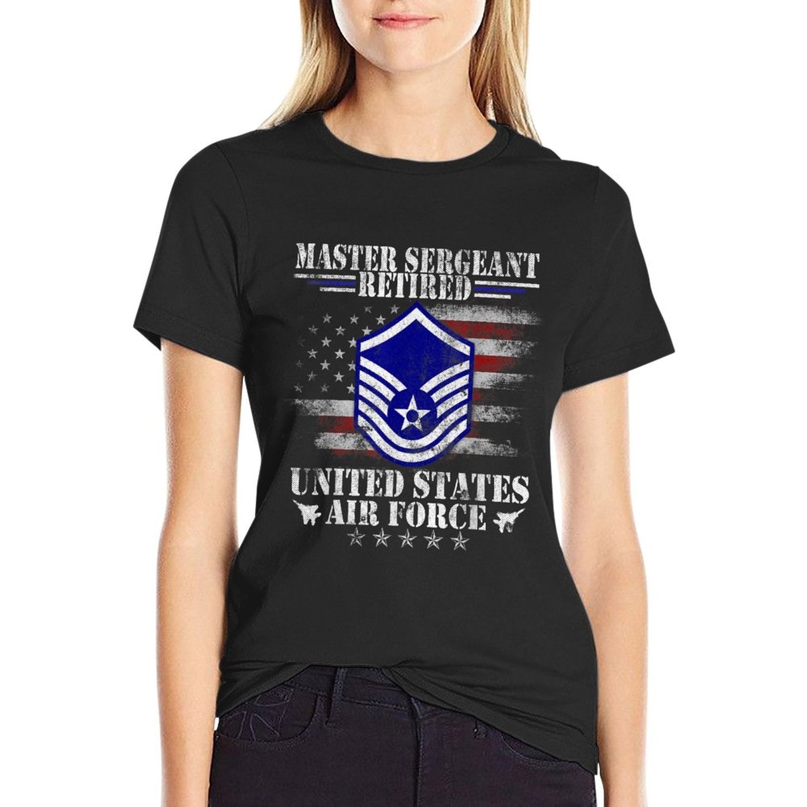 Master Sergeant Retired Air Force Military Retirement Gifts  Odor-resistant T-Shirt
