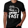 Two Fast Birthday Boy 2 Two Race Car 2nd Birthday Racing Car  Classic T-Shirt