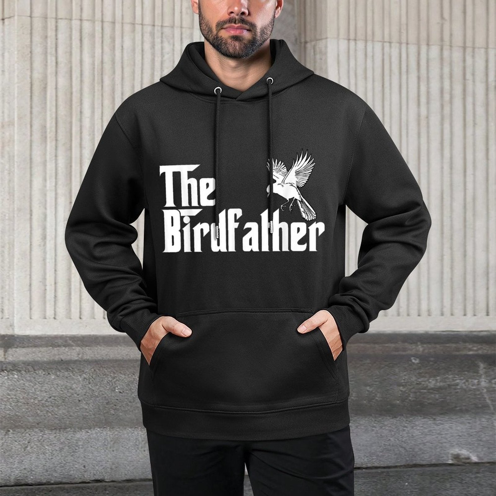 The Birdfather for A Bird Father Medium-Weight Fabric Hoodie