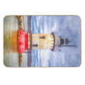 Sleepy Hollow Lighthouse Art  Dirt-Trapping Bath Mat