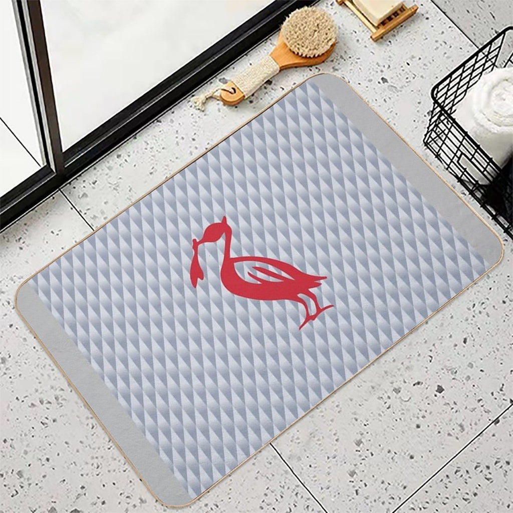 Retro Liverpool  Slip-Resistant Bath Mat