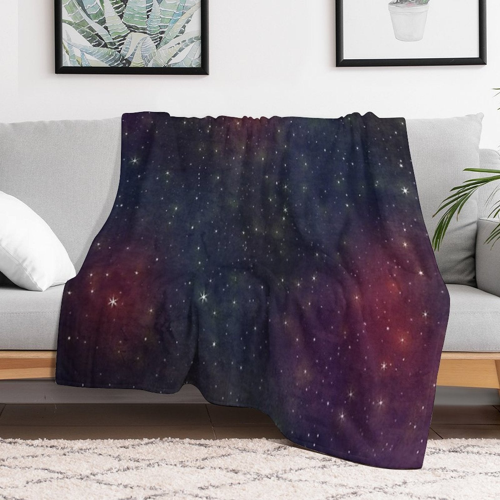 Stars Travel-friendly Throw Blanket