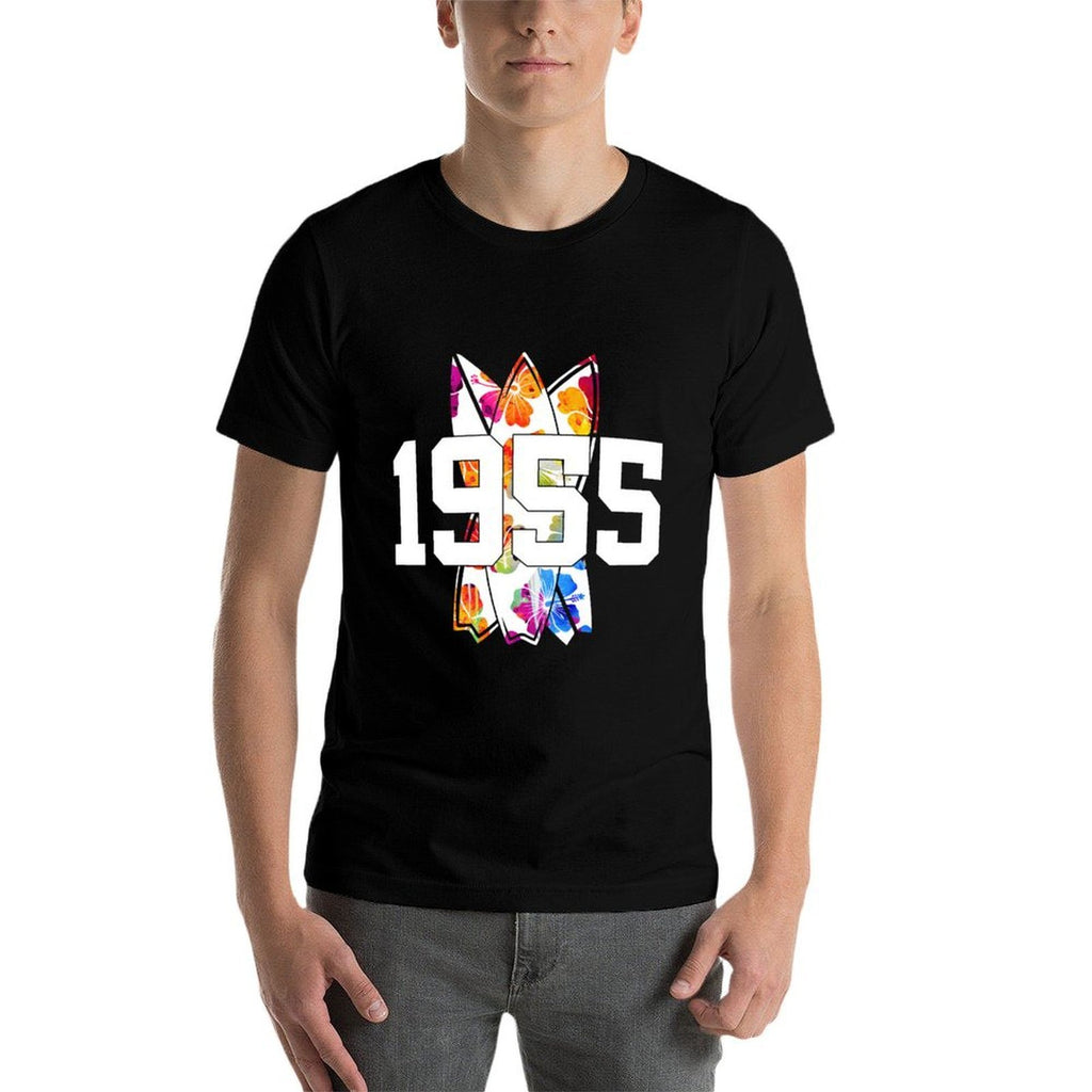 SURFBOARD 1955 SURFER 70TH BIRTHDAY SURFING  Quick-drying T-Shirt