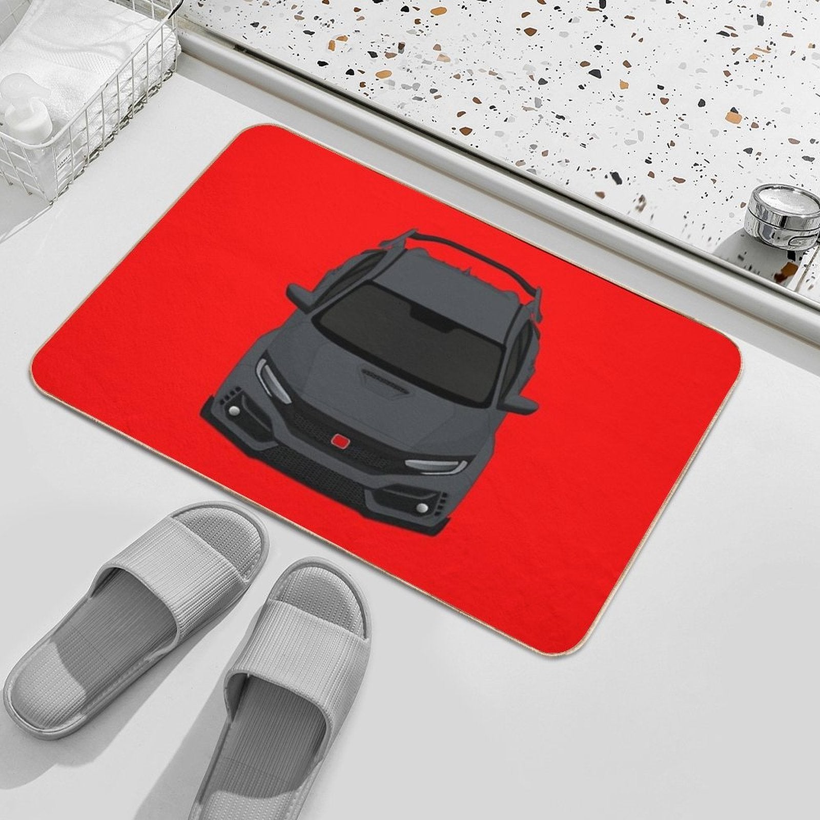 Civic Type R Metal  Eco-Friendly Bath Mat