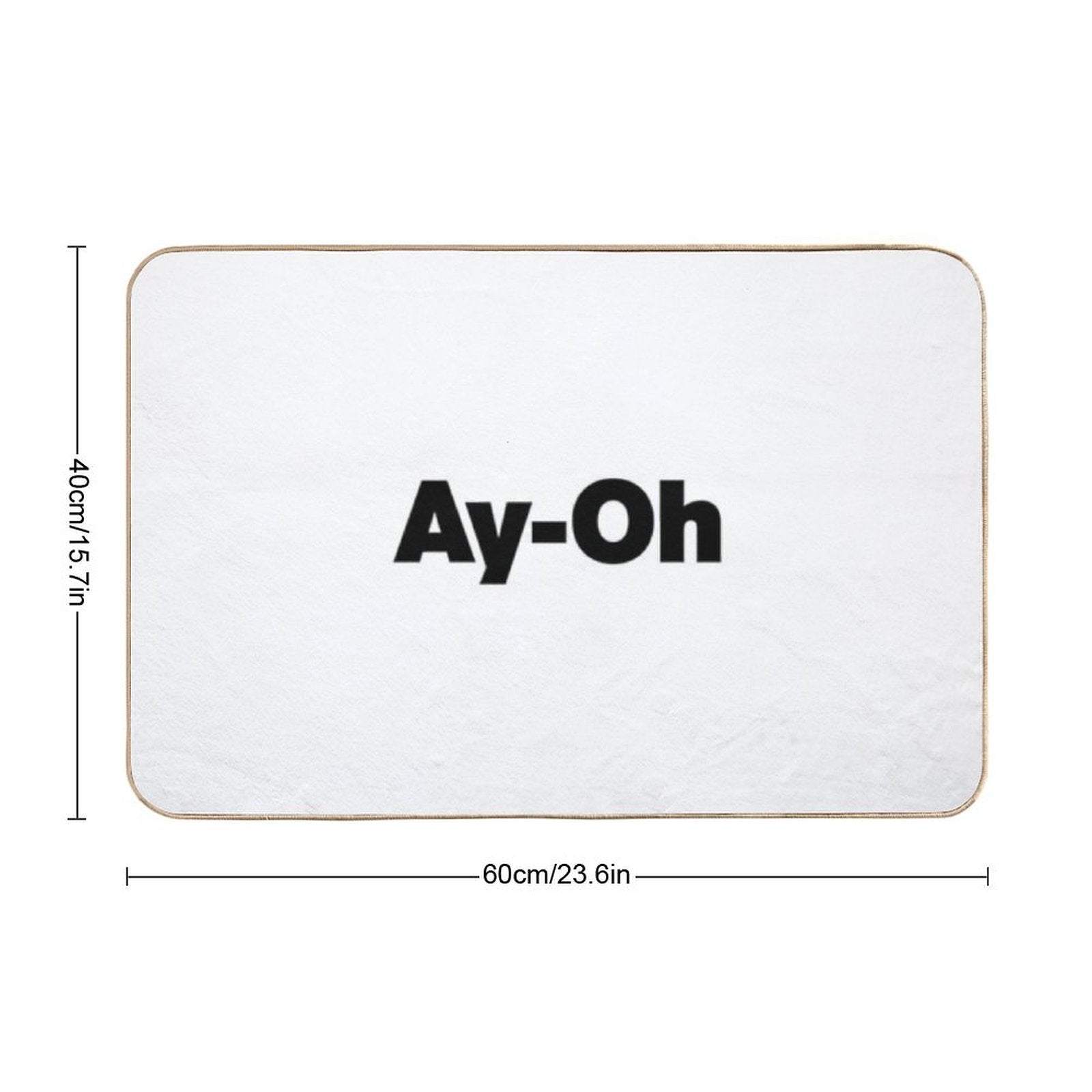 AyOh  Live Aid Queen Freddie Mercury  Black  Absorbent Bath Mat