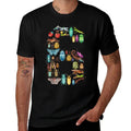 Kids 6th Birthday Bugs Insects Beetles Boys Girls 6 Year Old  Heathered Texture T-Shirt