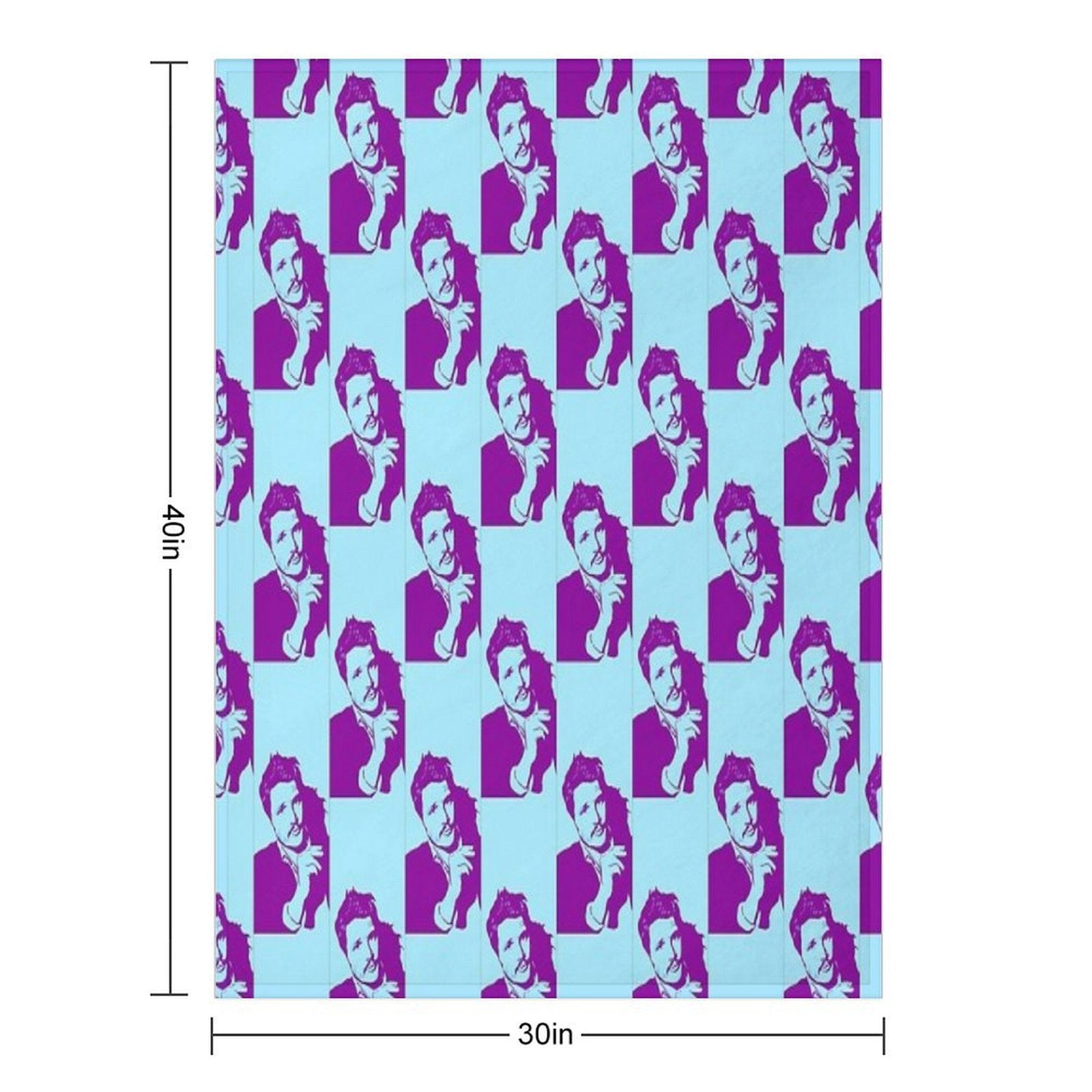 PEDRO PASCAL PURPLE Quick-dry Throw Blanket