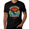 Retro Vintage Welcome To America's Gulf Est 2025  Eco-friendly Material T-Shirt