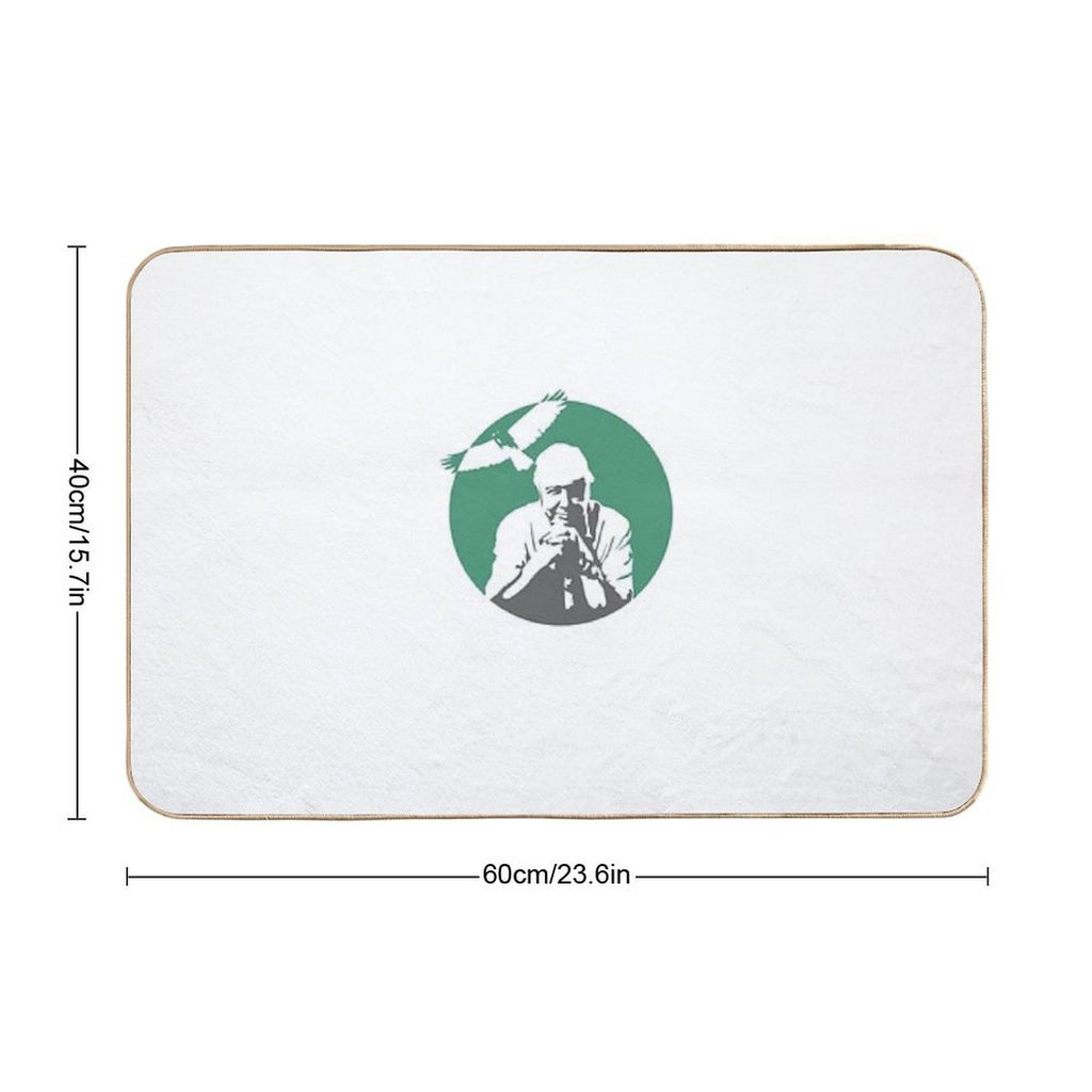 Sir David Attenborough  Toxin-Free Bath Mat