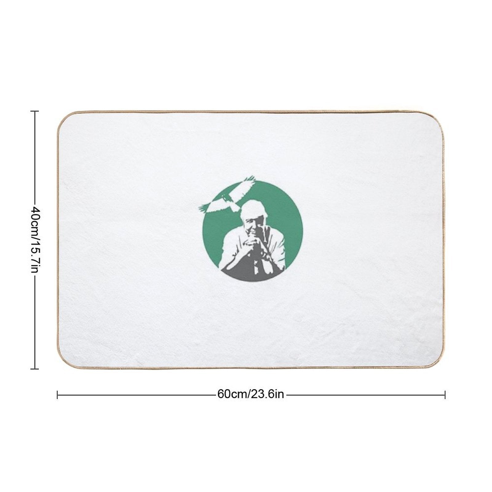 Sir David Attenborough  Toxin-Free Bath Mat