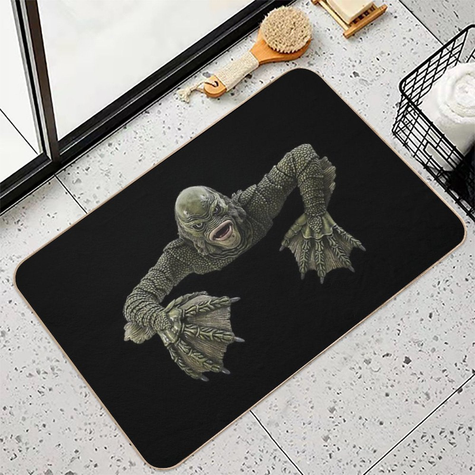 Gill Man  Slip-Resistant Bath Mat