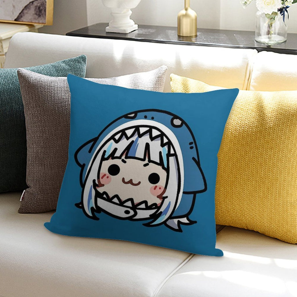 HUGE SHARKIE GAWR GURA Soft Ultra-Soft Texture Throw Pillow
